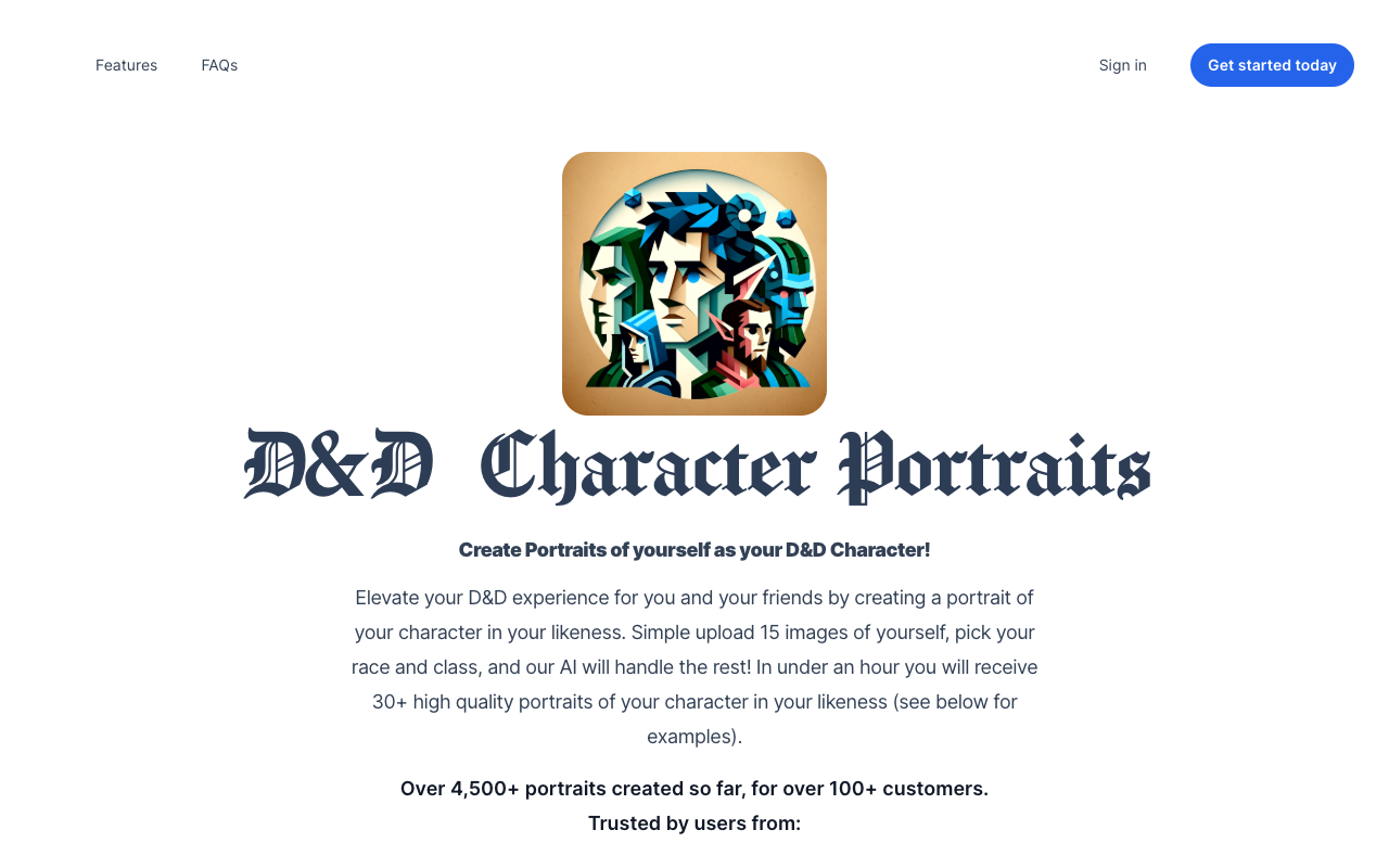 DnD Character Portraits - Bring Your D&amp;D Character to Life with AI-generated Portraits