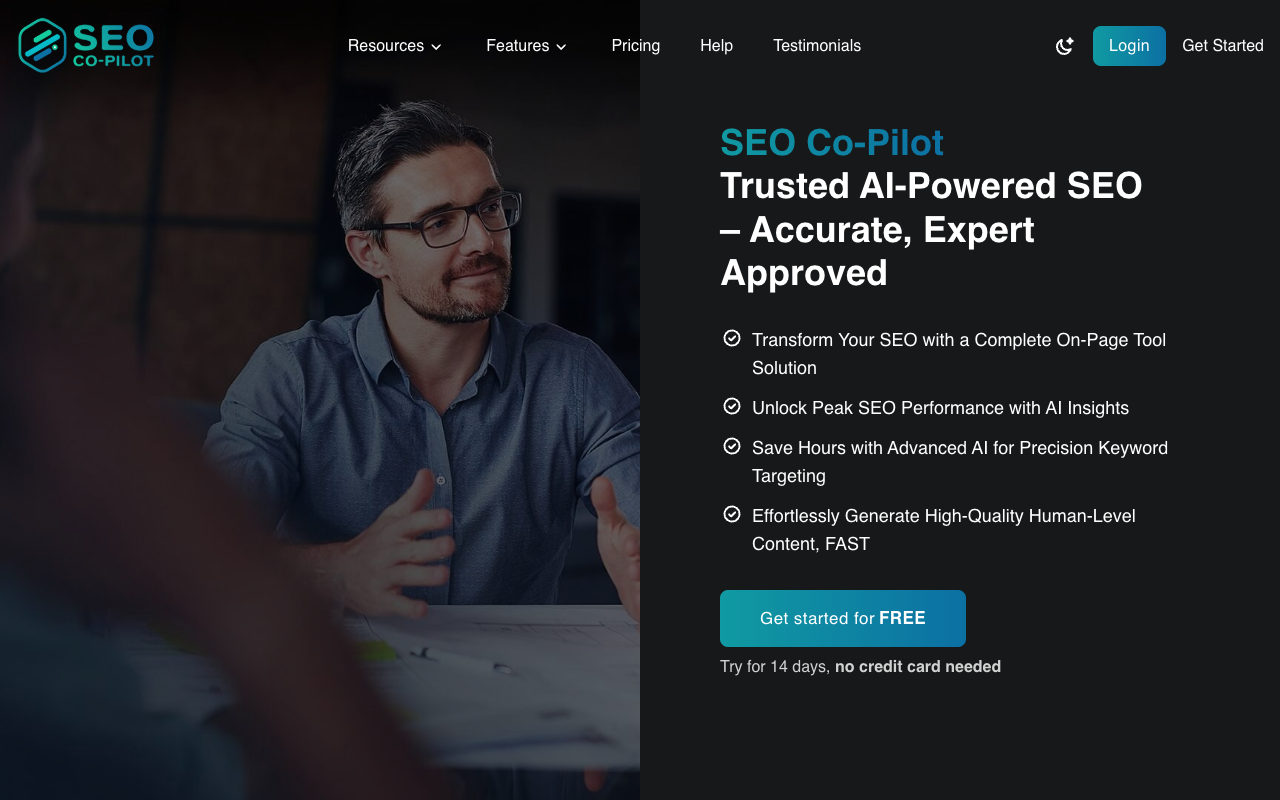 SEO CoPilot - AI-Driven SEO Accurate Keyword Analysis Content Optimization