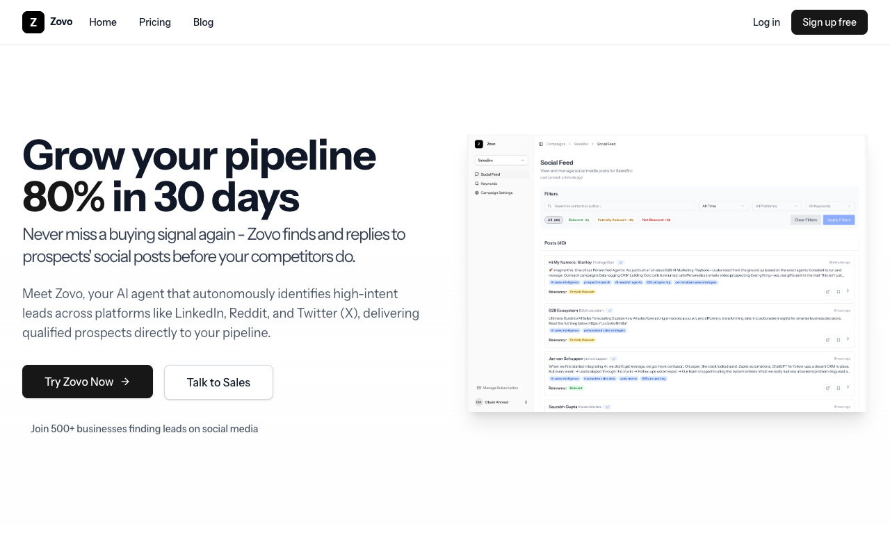 Sparksocial - AI powered social listening and outreach for lead generation