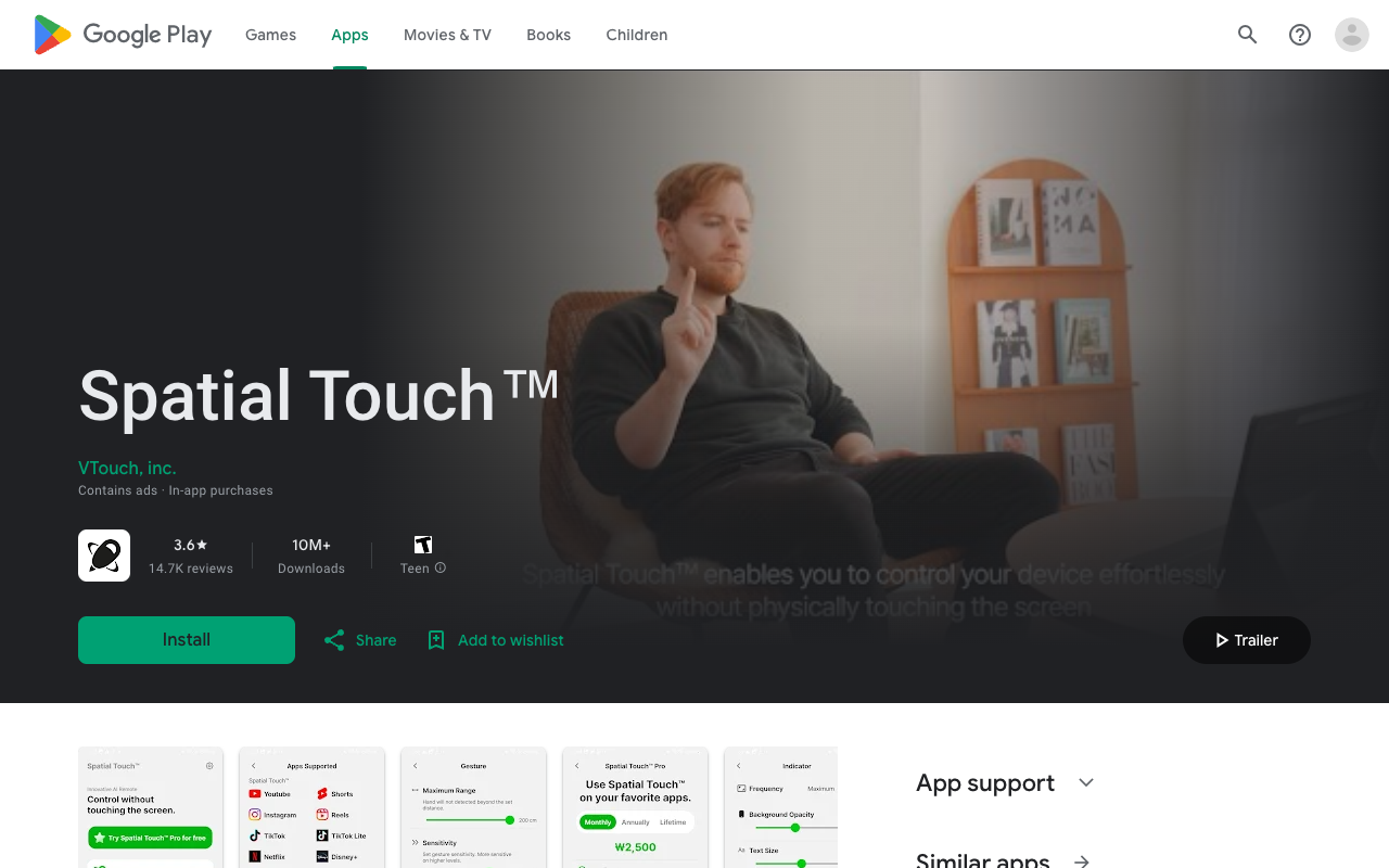 Spatial Touch™ - Control Your Devices with AI-powered Gestures