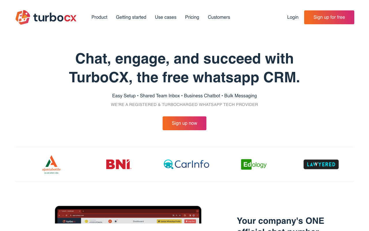 TurboCX - Free Chat CRM for Instant Business API & Chat CRM