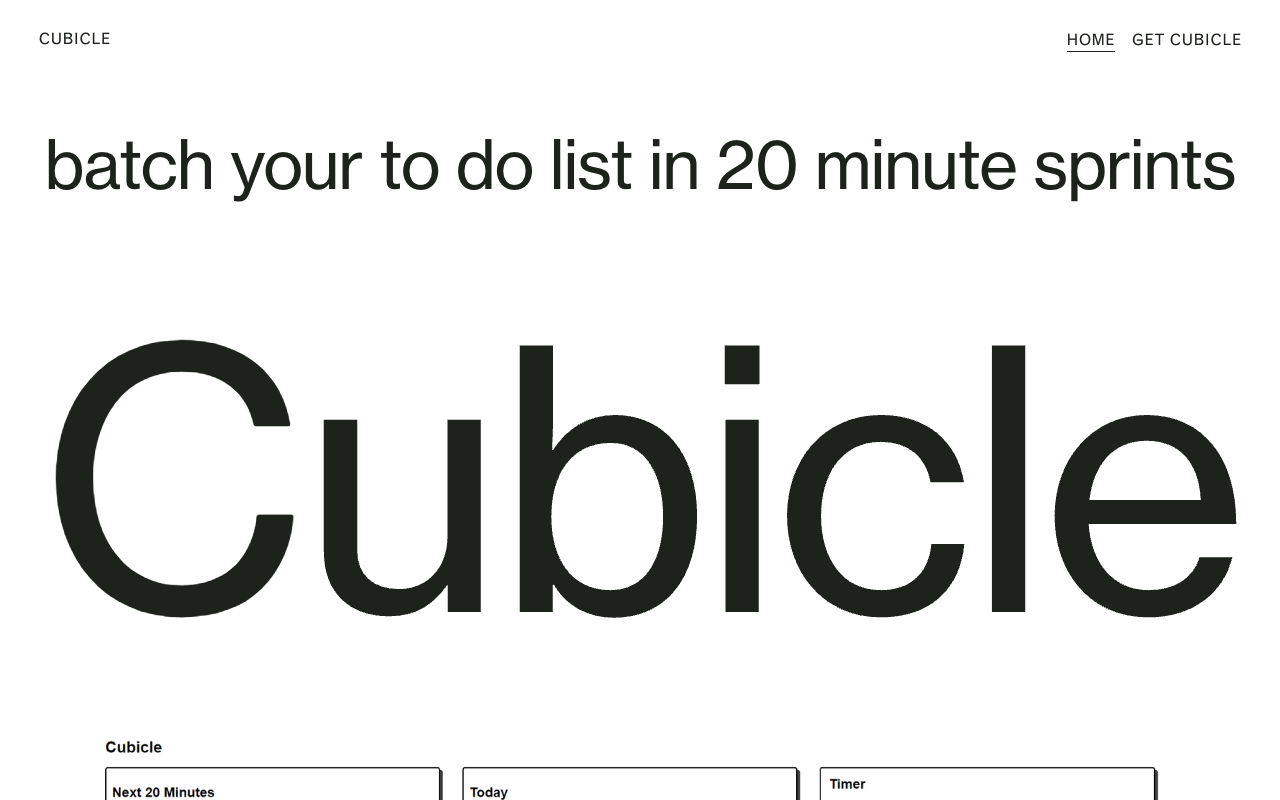 Cubicle - The Simplest Task Management App for Productivity