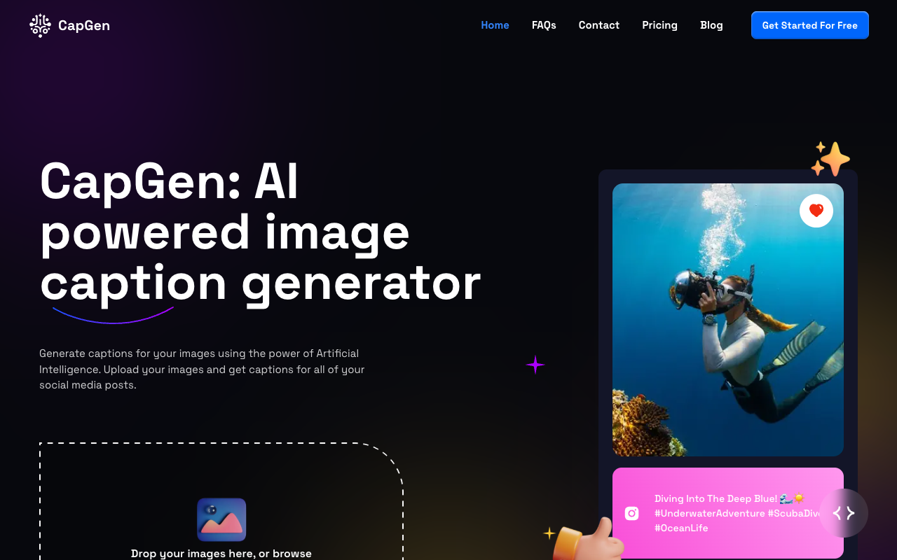 CapGen - AI Captions for Instagram and Social Media