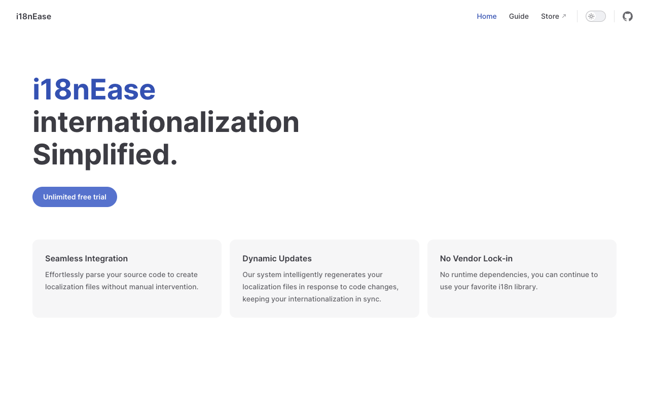 i18nEase - Simplify Internationalization with Ease