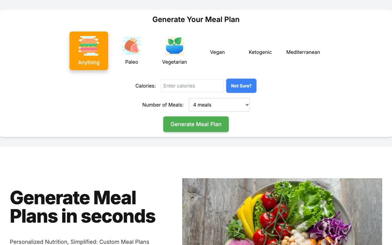 TasteBuddy - Your AI-Powered Meal Planning Assistant
