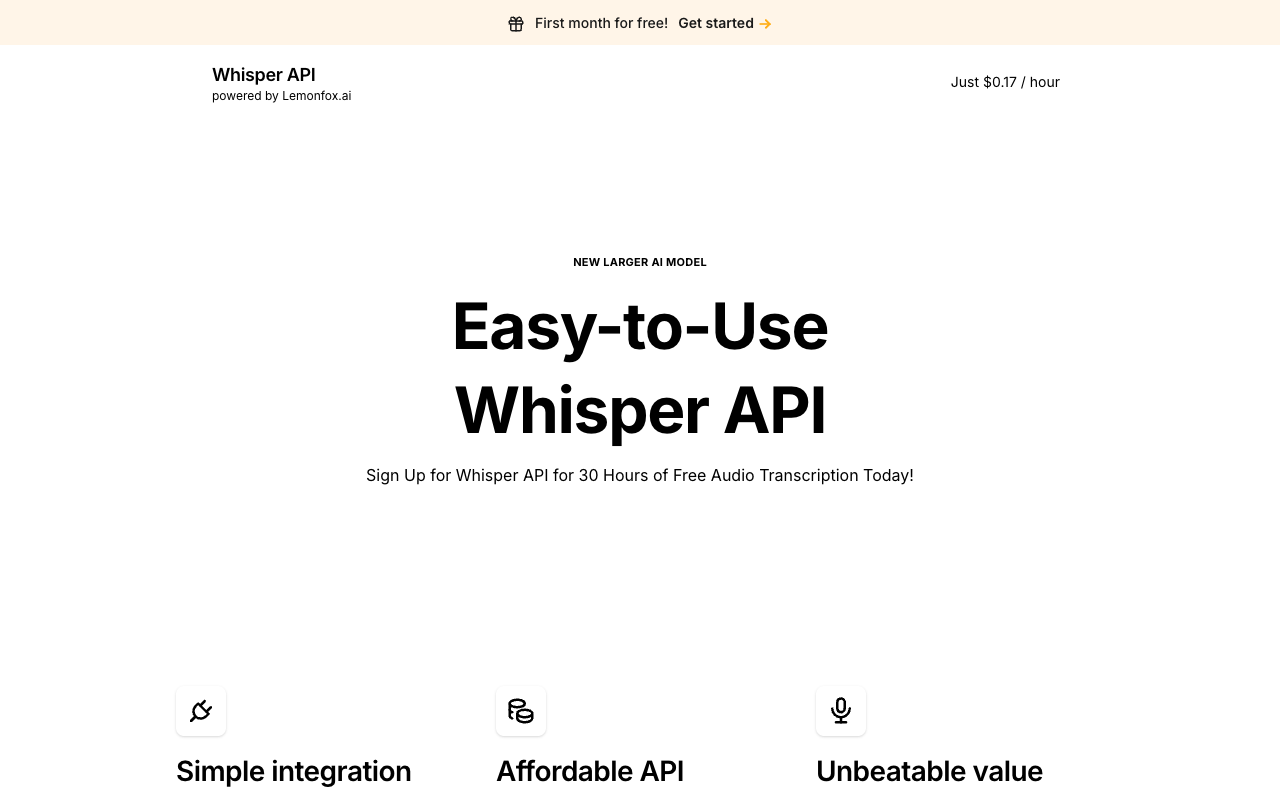 Free Whisper Transcription Tool - Use OpenAI Whisper for Free Audio Transcription