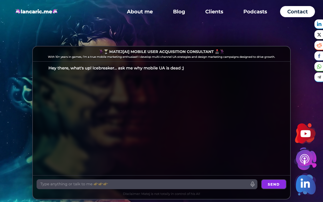 MATEJ[AI] - Your virtual mobile user acquisition expert