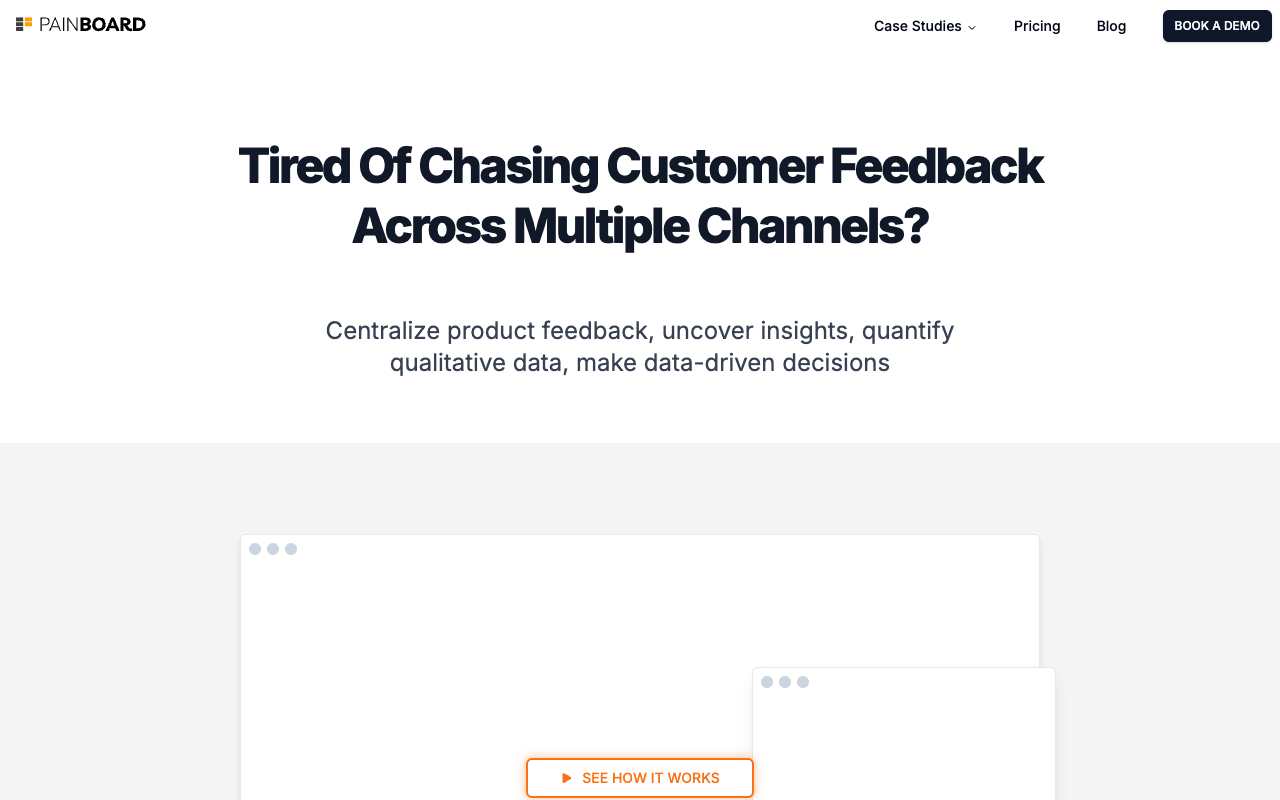 Painboard - AI-powered customer feedback analysis with humans in control