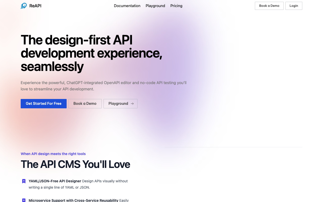 ReAPI - One-Stop Platform for AI-Powered API Development AI API Development