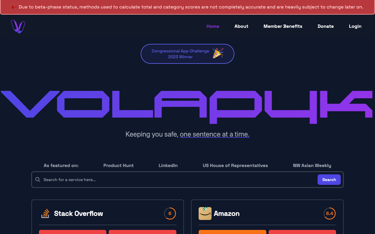 Volapyk - AI-based Privacy Policy and Online Document Analyzer
