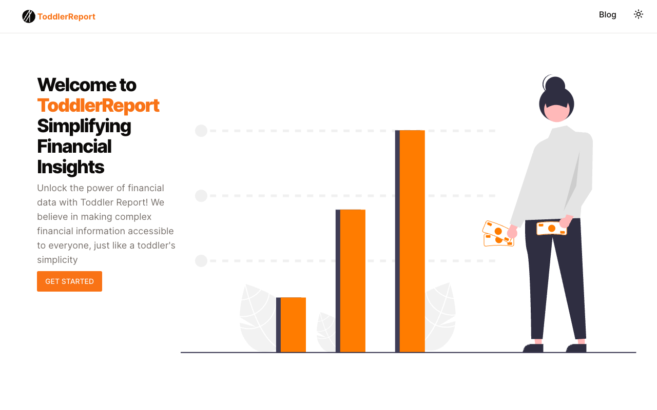 ToddlerReport - Financial insights, simplified