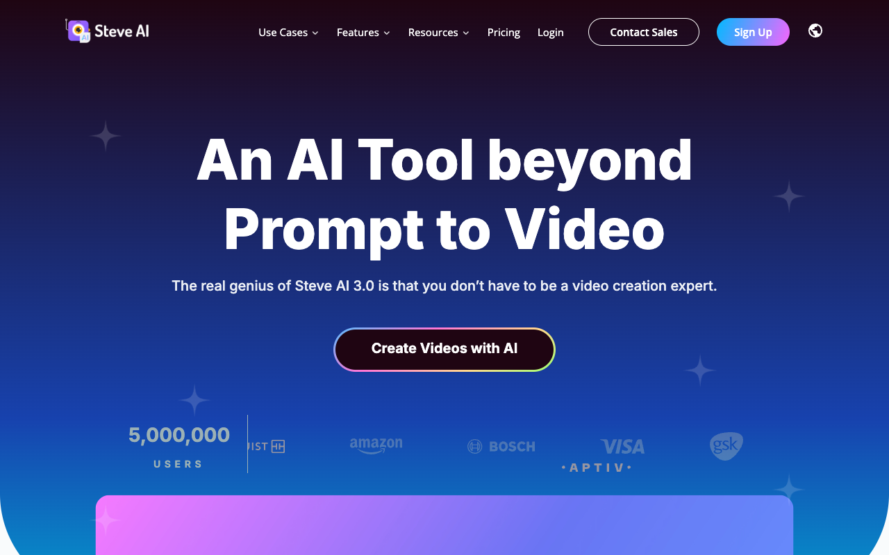 Steve AI 2.0 - Next-Gen AI Video Creation Platform