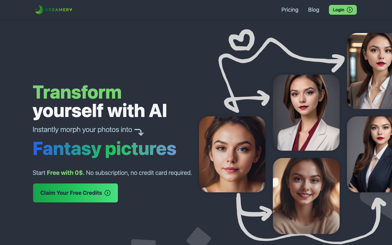 Dreamery - Transform Yourself with AI