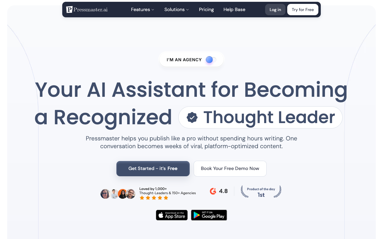Pressmaster.ai - AI powered all-in-one software for public relations