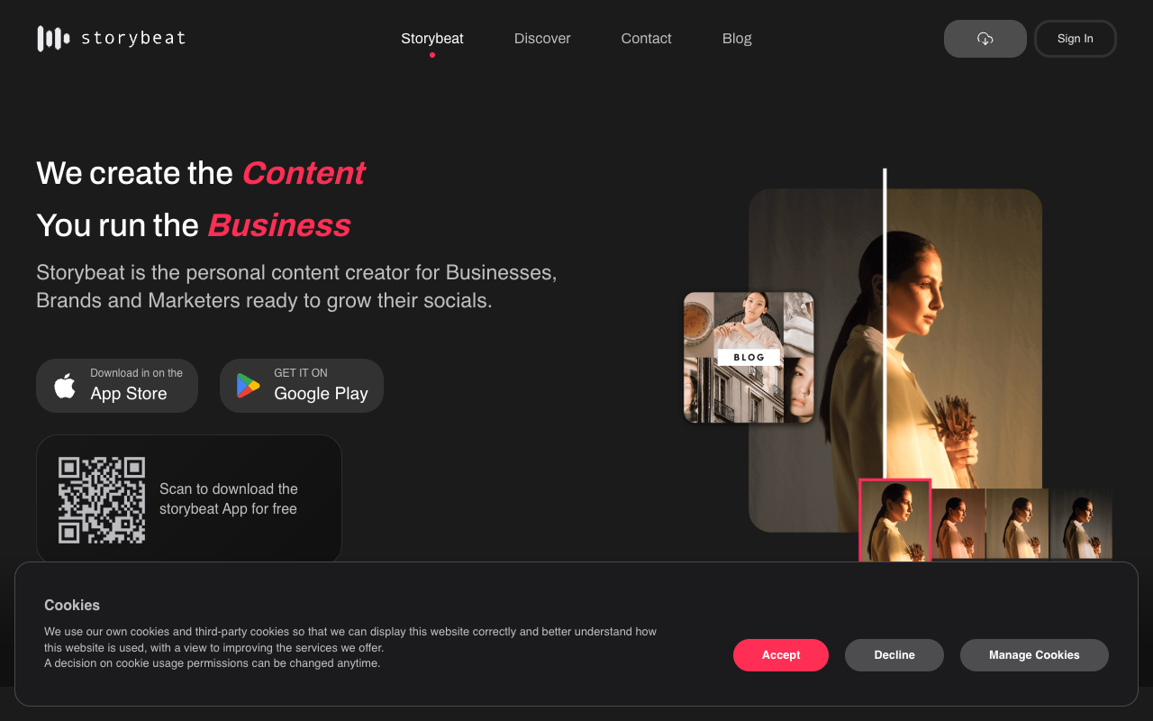 Storybeat - AI-Powered Photo and Video Editor for Creating Stunning Social Content