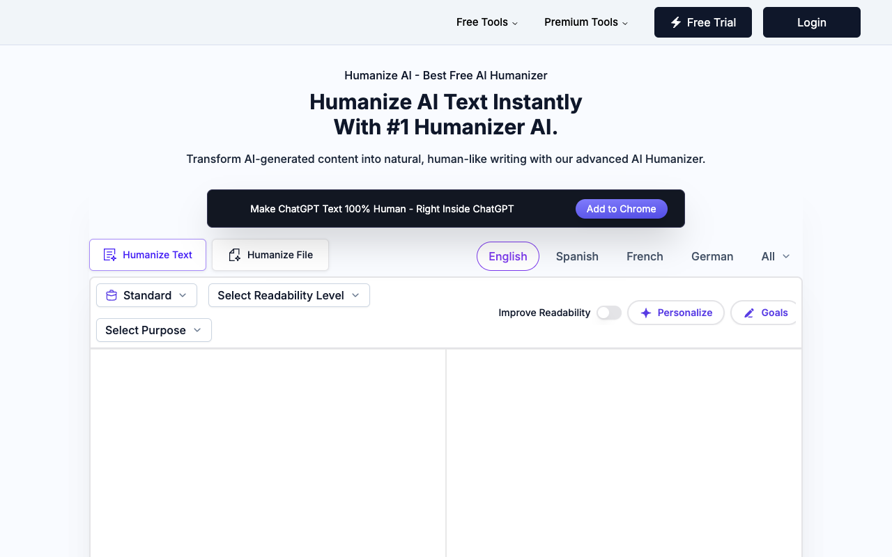 AISEO Humanizer - Achieve 100% human score with our AI Humanizer
