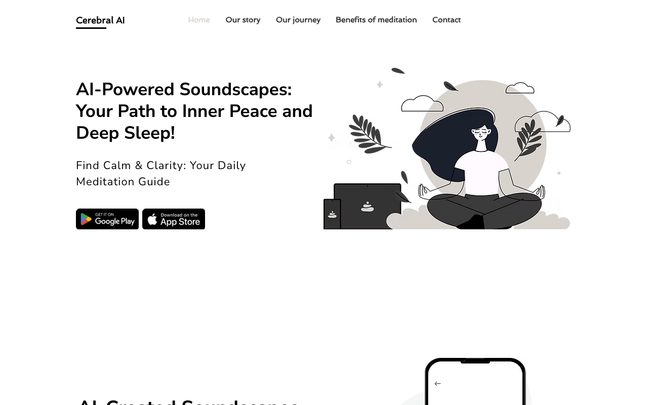Cerebral Ai - Stress-free Living Begins Here Explore Our Meditation App