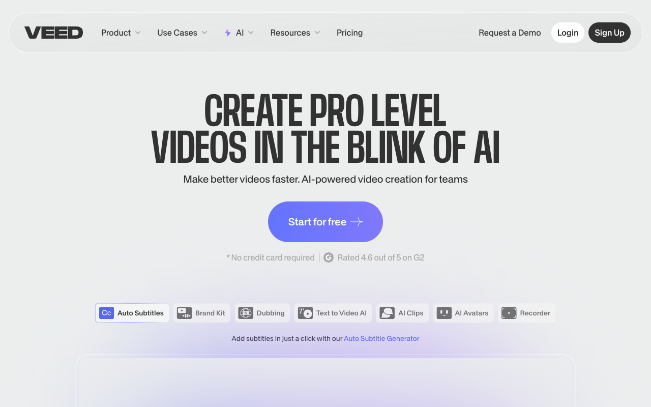 VEED GPT 2.0 - Text to Video - The best way to create pro-level videos using only text