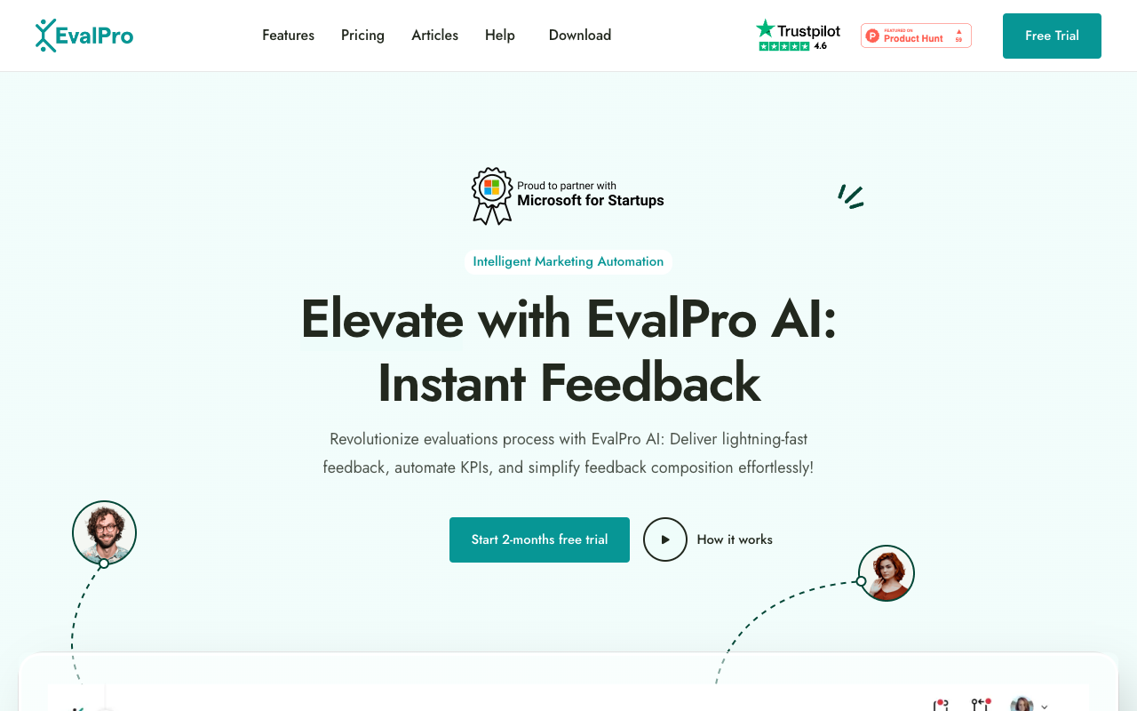 EvalPro.ai - Revolutionizing Feedback and Evaluation Processes AI Marketing