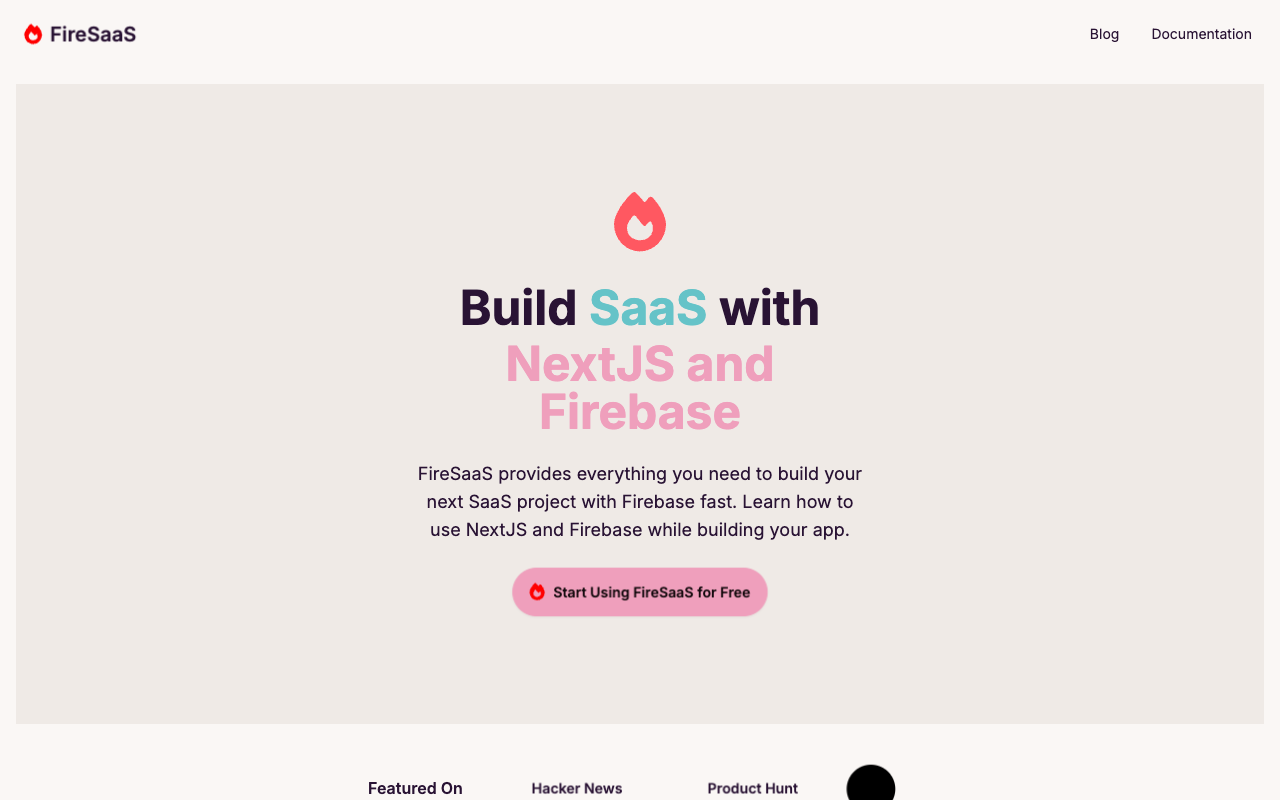 FireSaaS - Build apps with NextJS, Firebase & Stripe quickly