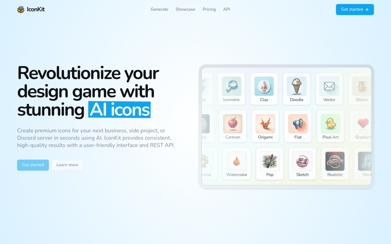 IconKit - Generate icons for your project or business with AI