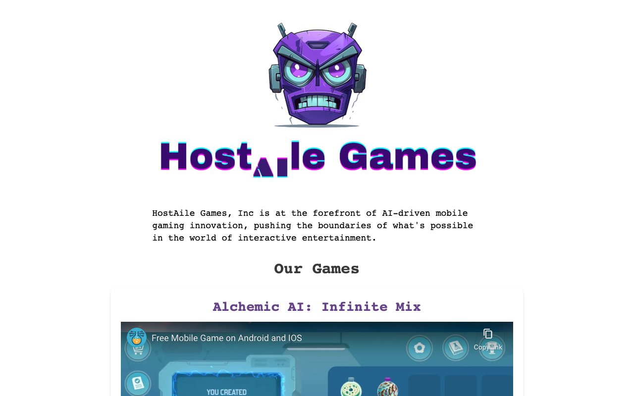 Alchemic AI - Infinite AI-powered Alchemy mobile game