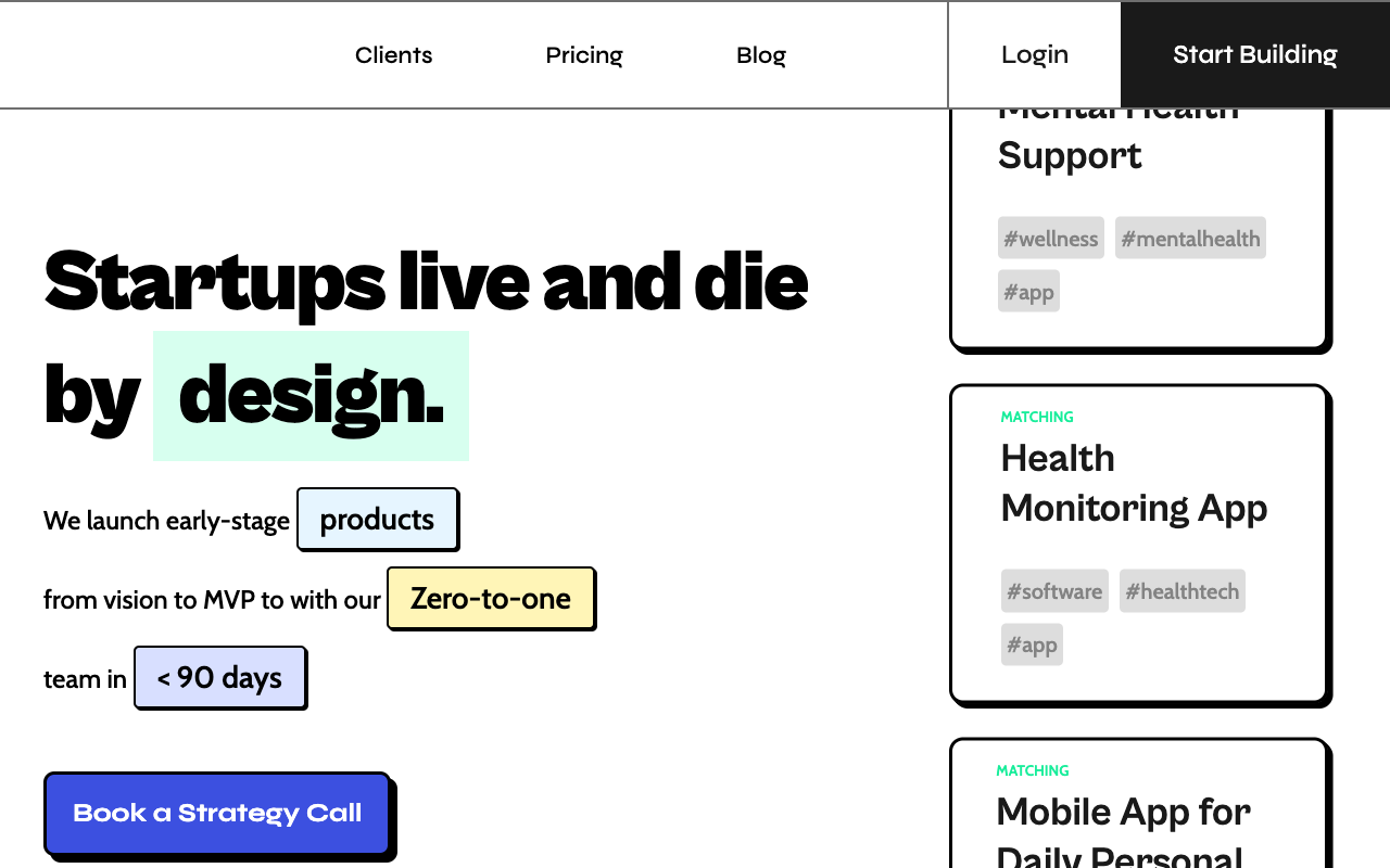 Design Match - Helping startups find the perfect designers