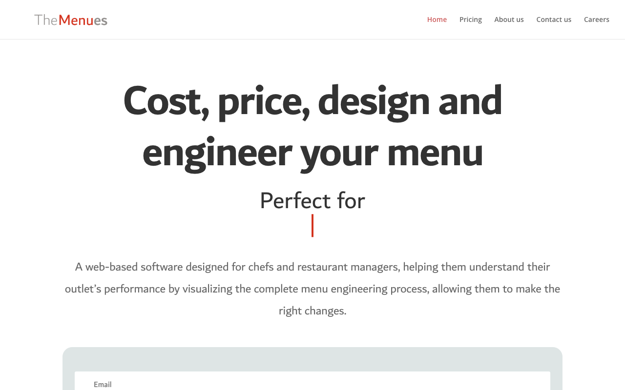 The Menues - Visualize the entire menu engineering cycle