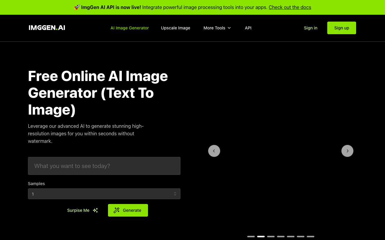 ImgGen AI - AI-powered image generator & editor, 100% free