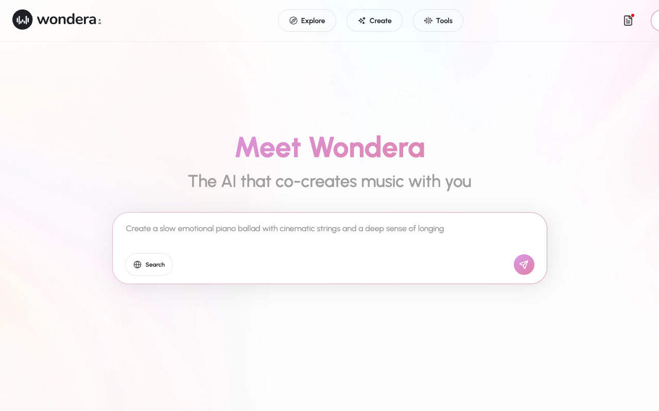 Wondera - Transform Your Songs with AI Voice AI Music