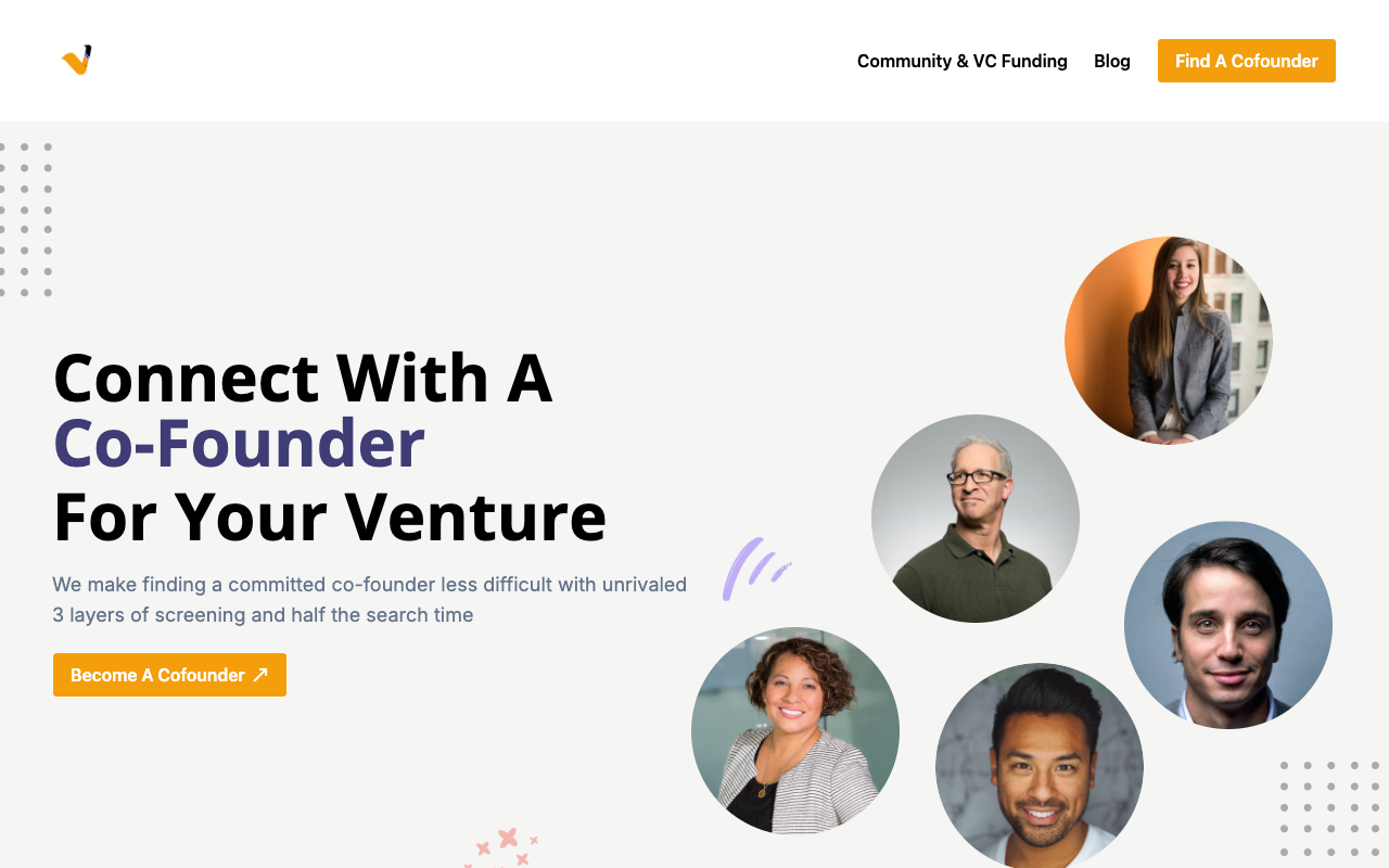 Vested CoFounders - Revolutionizing Partnership Formation for Entrepreneurs