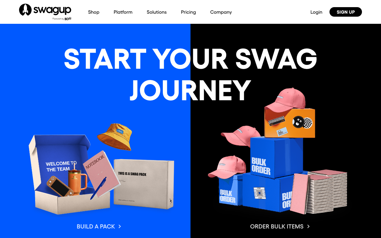 SwagUp Shops - The Simple Solution for Swag Distribution