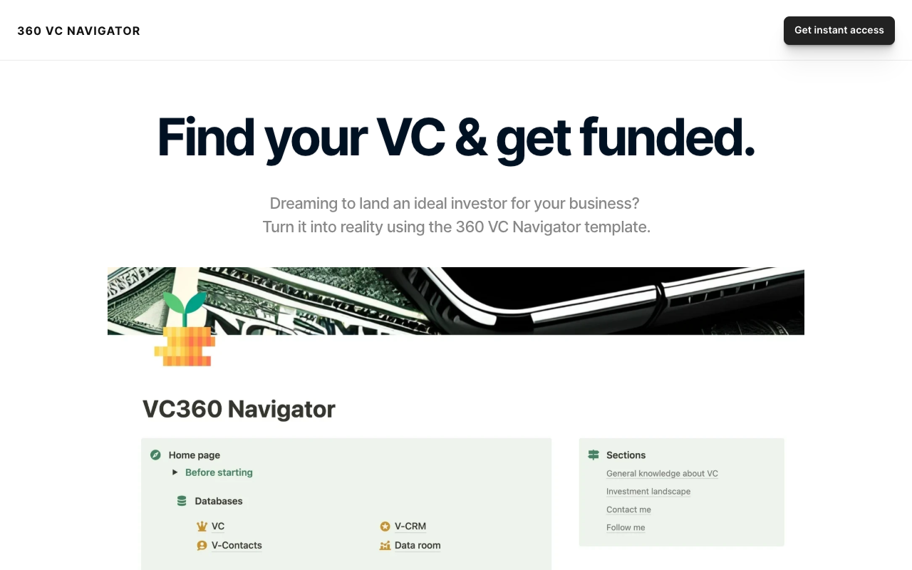 360 VC Navigator - Secure your VC round faster with 360 VC Navigator