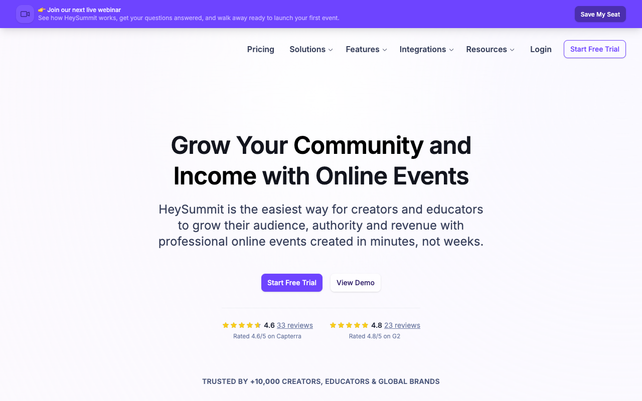 HeySummit Speaker Network - Discover & connect with leading speakers for your next event