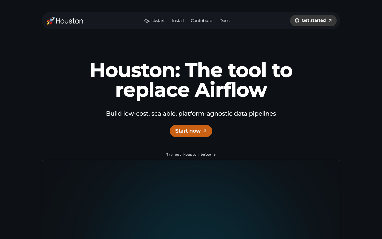 Houston - Build low-cost, scalable & platform-agnostic data pipelines