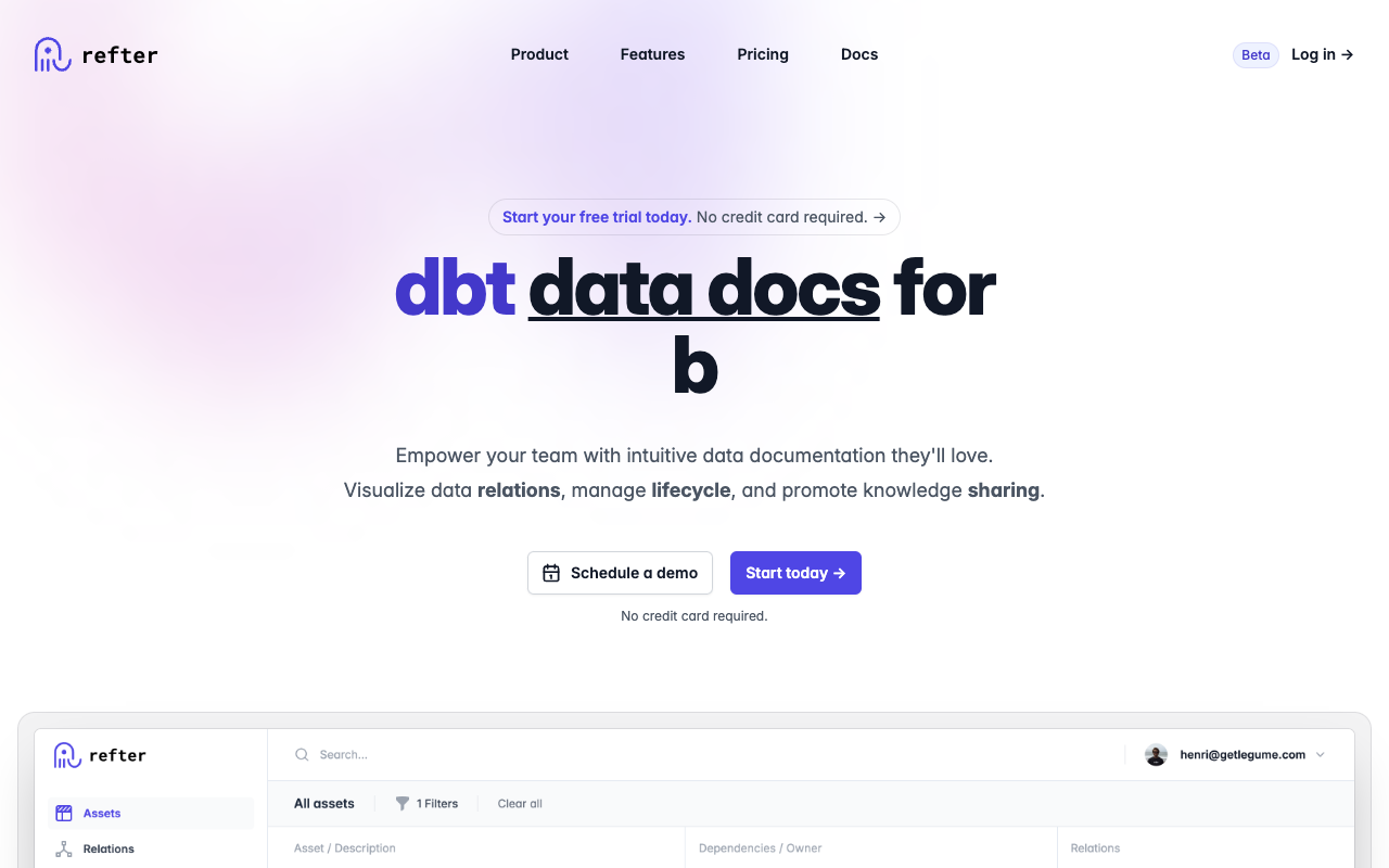 Refter - Increase Data Understanding and Empower Data Consumers