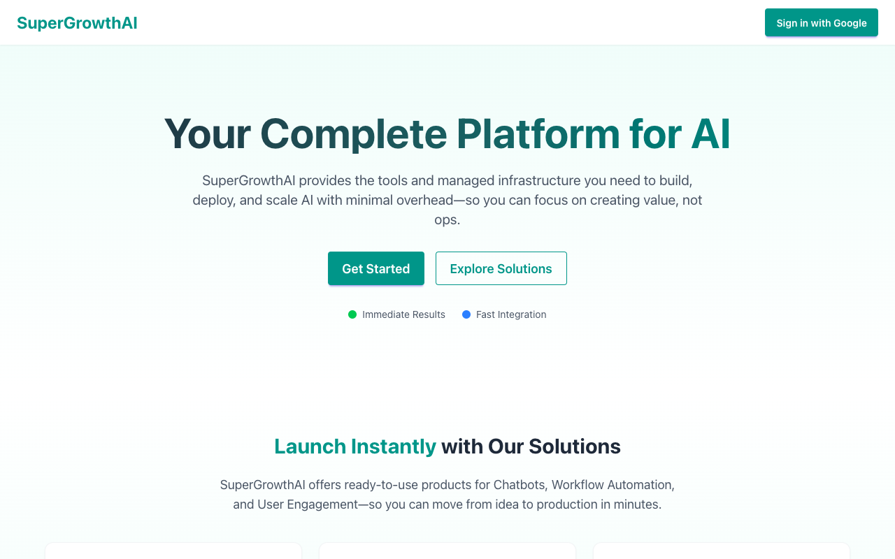 SuperGrowth AI - Boost Engagement with AI-powered Bots