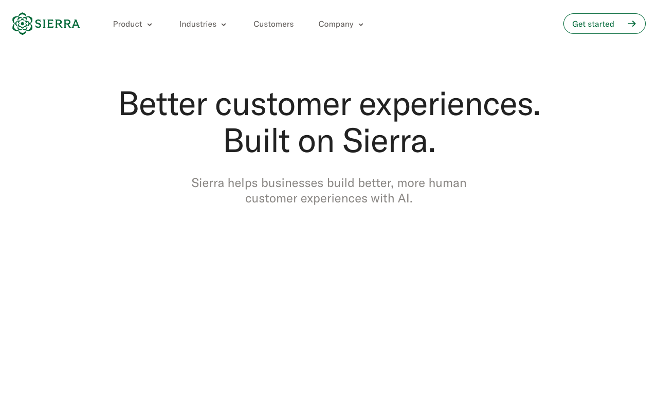 Sierra - Elevate your customer experience with AI