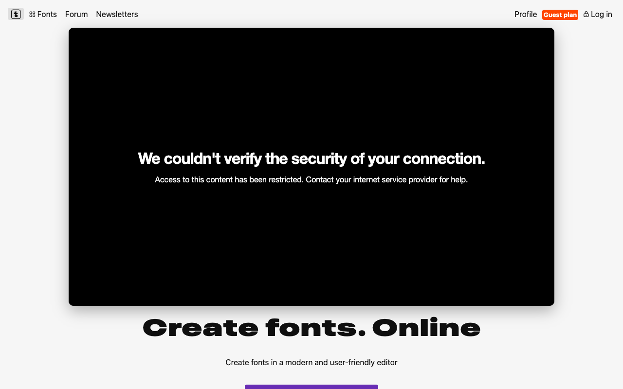 Typlr.app - Web-based font editor