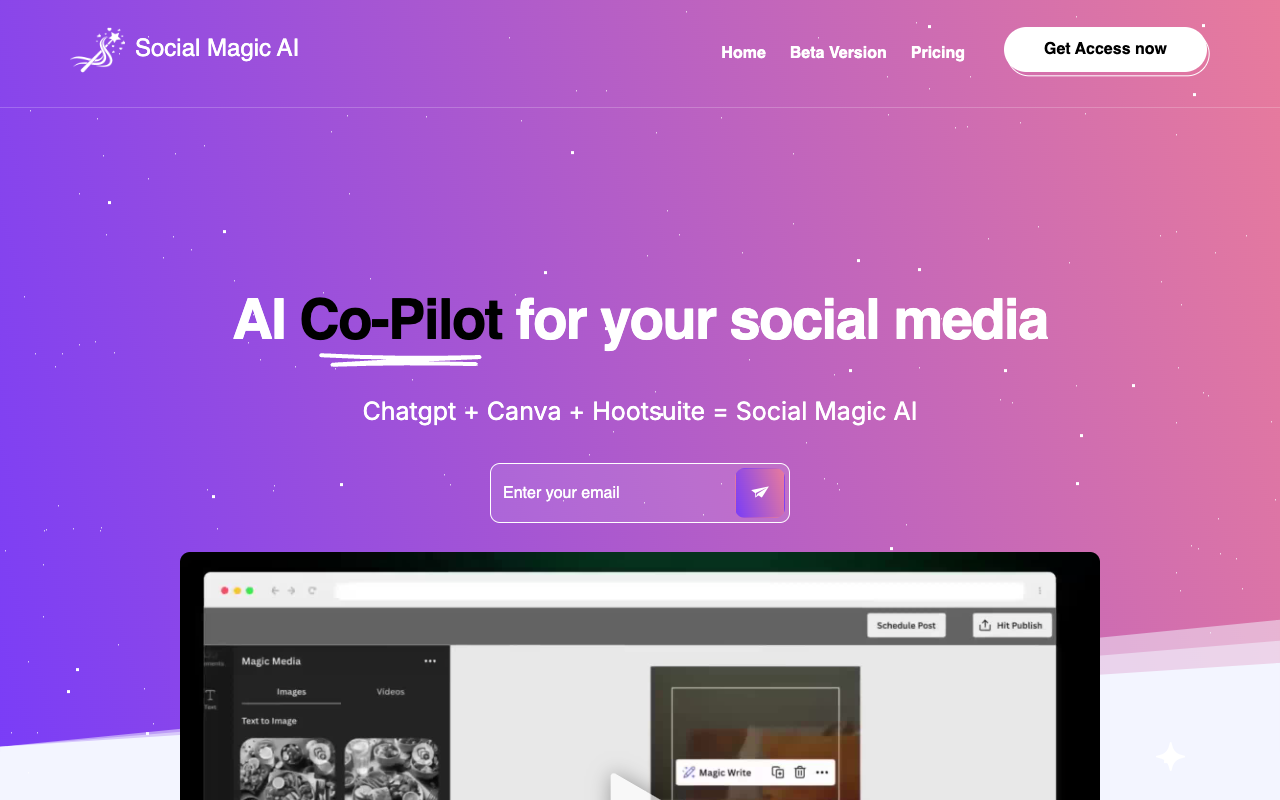SocialMagic - Boost your Linkedin with AI-generated comments