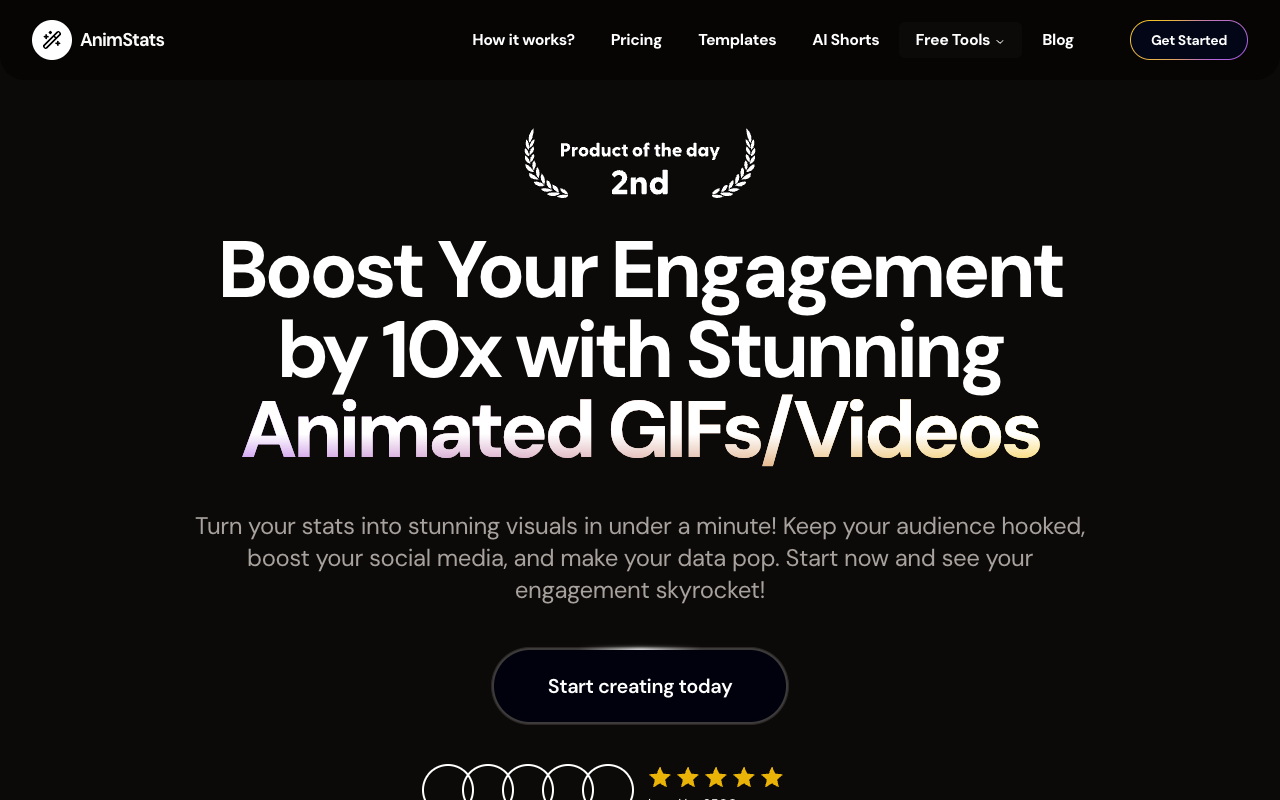 AnimStats - Transform Your Statistics into Captivating Animated Videos