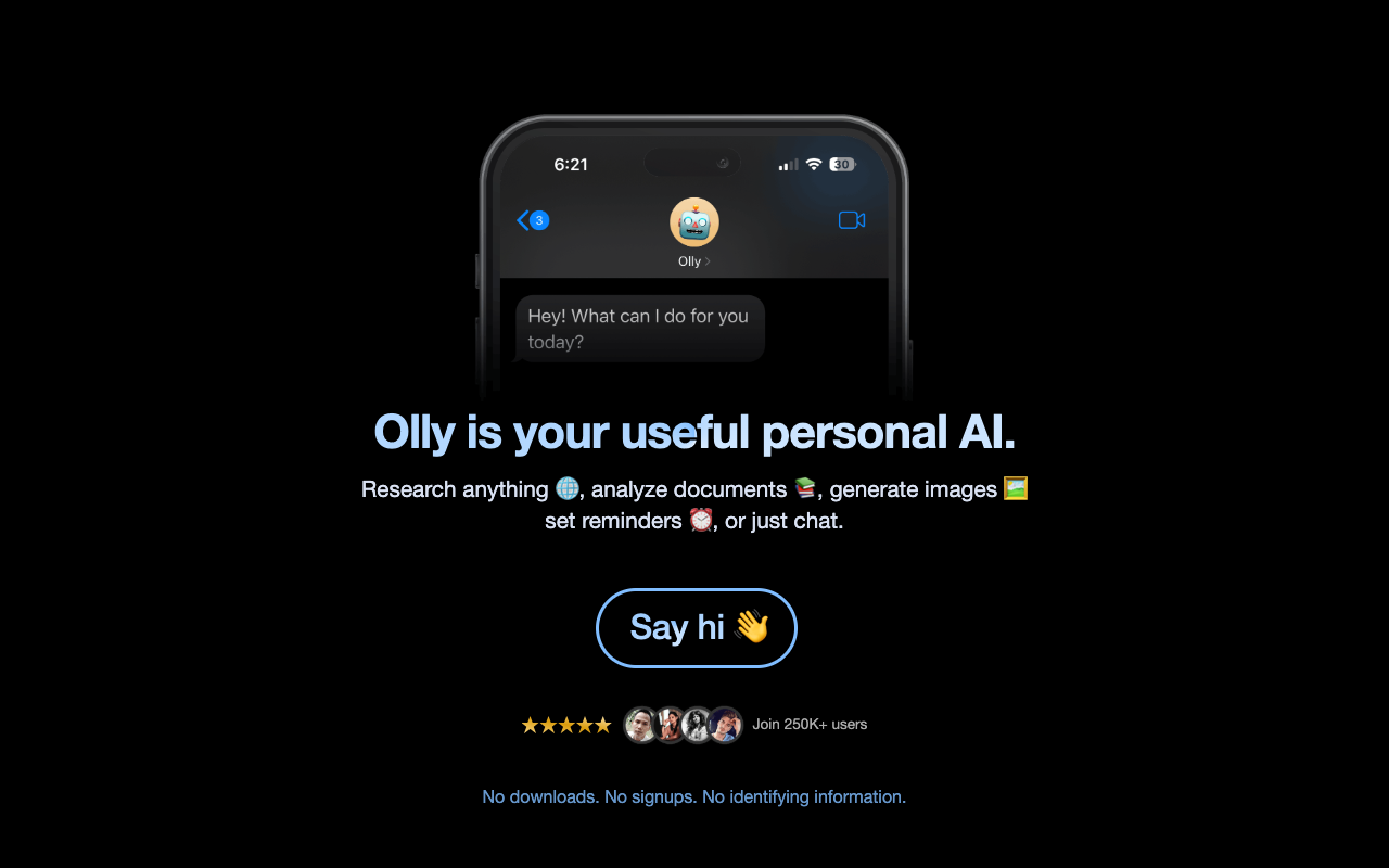 Olly - Your AI-powered Personal Assistant for All Your Devices