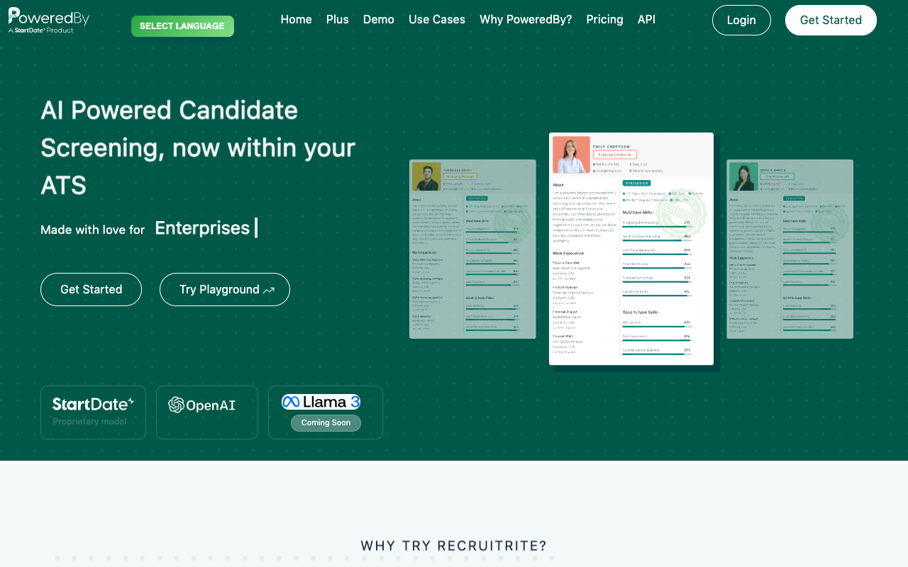 PoweredBy - AI Optimization for Talent Management