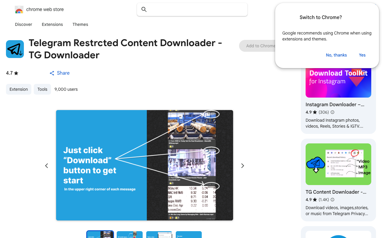 Telegram Restricted Downloader - A restricted content downloader for Telegram
