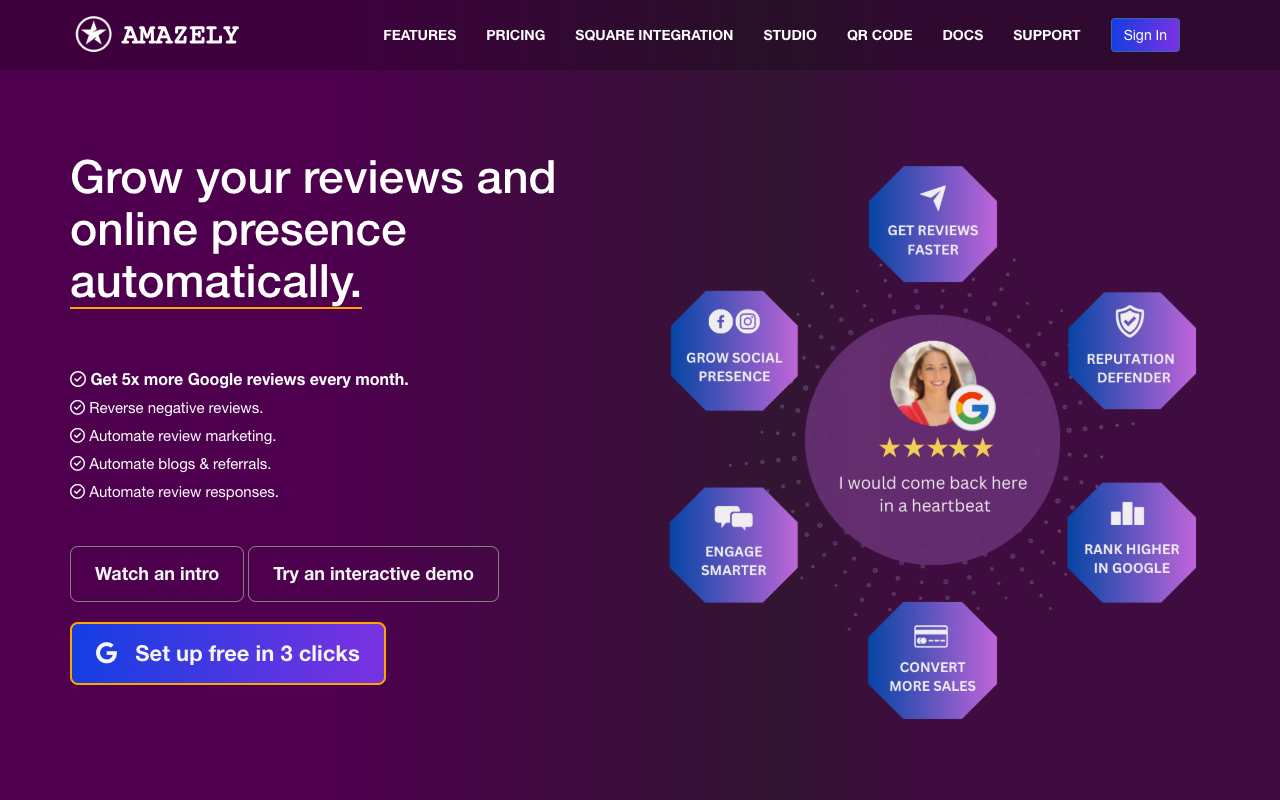 Amazely for Digital Creator - AI-powered platform to boost social growth