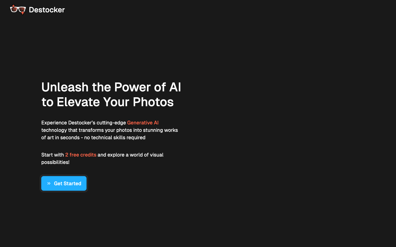 Destocker.AI - Transform your images with AI-powered creativity