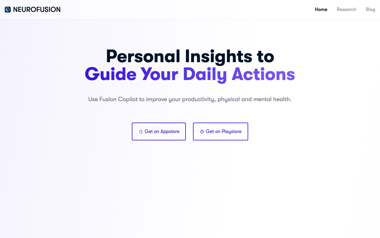 Fusion Copilot - Personal insights to guide your daily actions