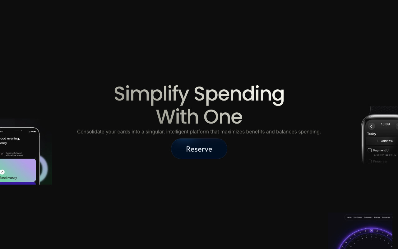 OneCard AI - AI powered card for optimal rewards and credit management