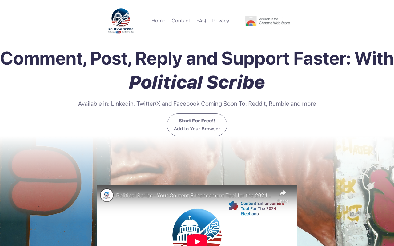 Political Scribe - Revolutionizing Political Discussion