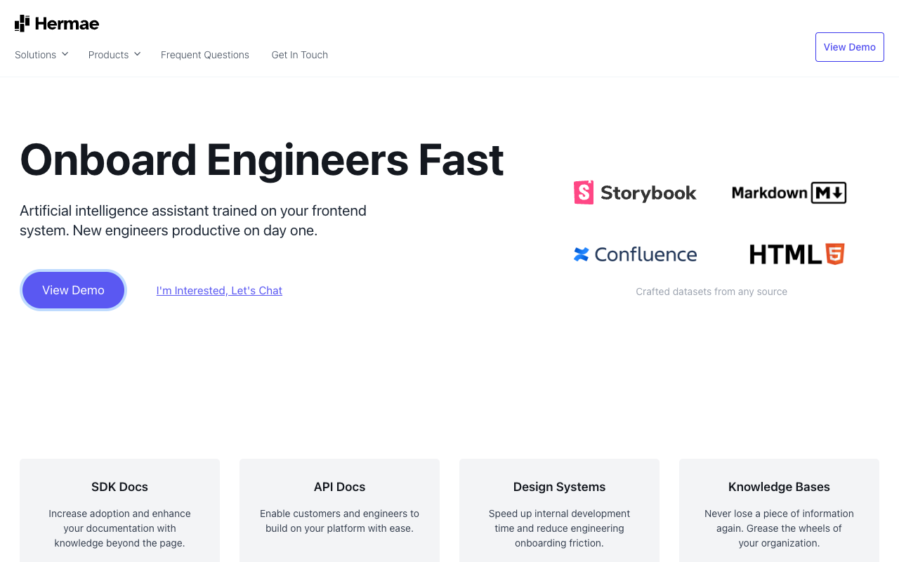 Hermae - The AI Assistant Trained on Your Frontend Design System AI Development Productivity